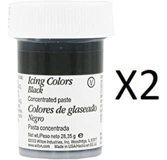 Wilton   Glaseado Negro Food Coloring Concentrado Pegar 1oz/