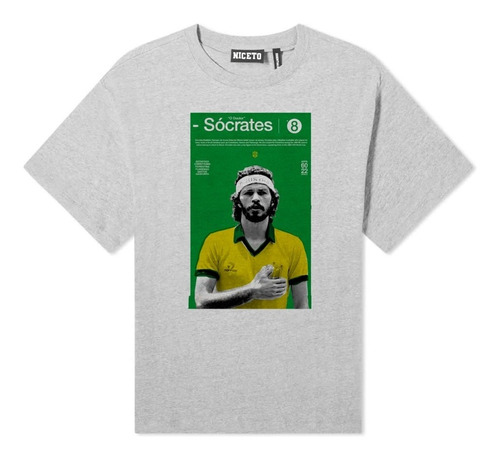 Socrates Seleccion Brasil Super Retro Vintage Remera Unica 