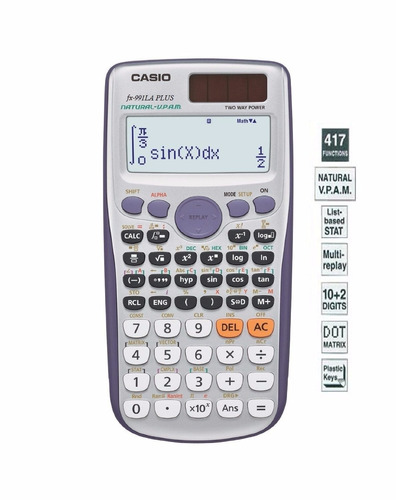 Calculadoras Científica Casio Fx-991la Plus Y Fx-991es Plus