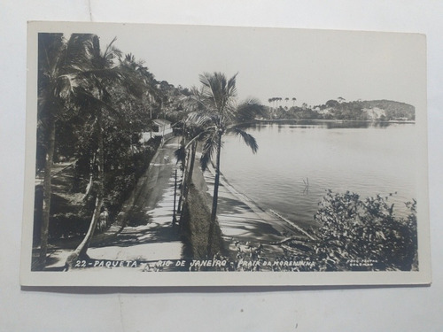 Brasil Foto Postal Río De Janeiro Paqueta Praia Da Moreninha