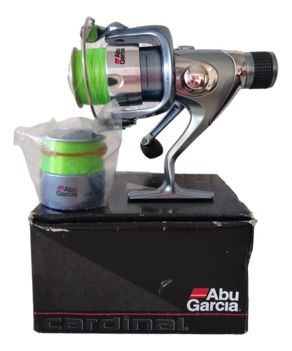 Reel Abu García Plateado Modelo Cardinal 102r Nuevo En Caja 