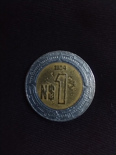 Moneda Un Nuevo Peso Mexicano 1994