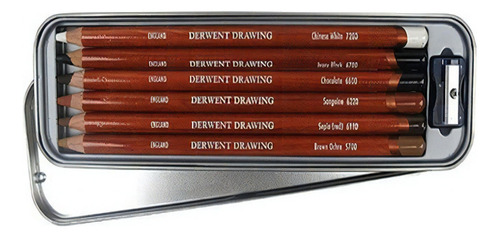 Lapices Sanguina Tierras Drawing Derwent X 6u