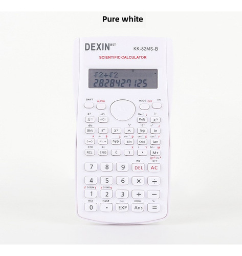 Calculadora Científica Multifuncional 82ms Blanco Puro