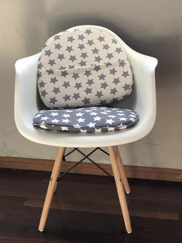 Almohadón Sillon Eames Gabardina Pack 3 Unid 3cm