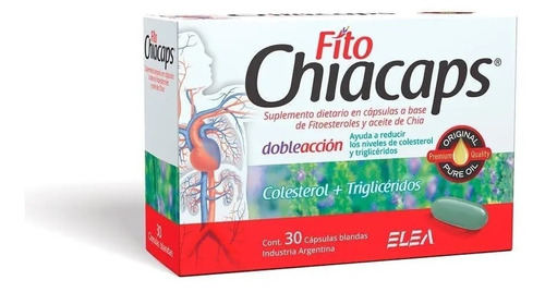 Fitochiacaps X 30 Capsulas - Omega 3 + Fitoesteroles - Elea