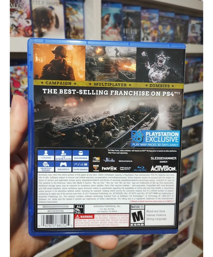 Call Of Duty Ww2 Ps4 Midia Fisica Usado (Usado)