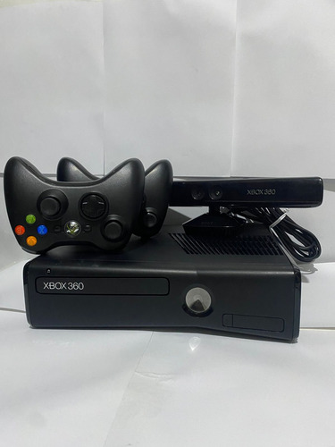 Xbox 360 Com 2 Controles 1 Kinect 500gb Com Varios Jogos (Recondicionado)