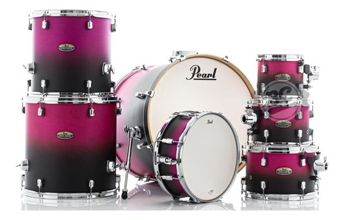 Bateria Pearl Decade Raspberry 20,8,10,12,14,16 Shellpack