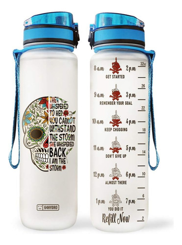 Botella De Agua Motivacional De 32 Oz, Botella Mandala ...