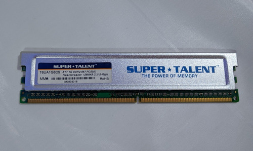 Memoria Ram Pc Ddr400 1 Gb Super Talent C/disipador-belgrano
