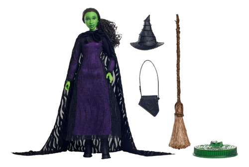 Boneca Mattel Deluxe Elphaba Wicked C/acessórios