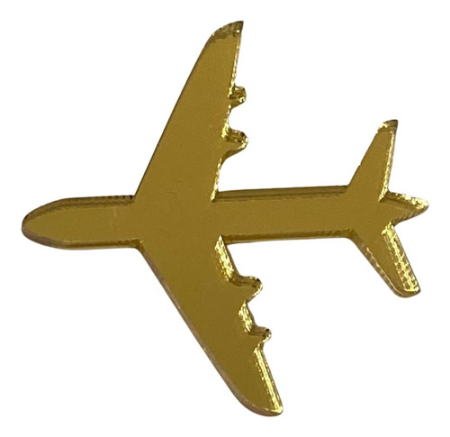 Avión De Acrílico 4x4 Cm Logo 30 Pzs.