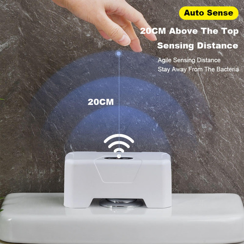 Smart Toilet Flush Impermeable 0.25s Inducción Automática