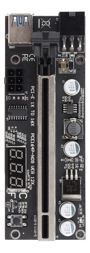 Adaptador De Tarjeta Pci E Riser Board, Pantalla De Temperat