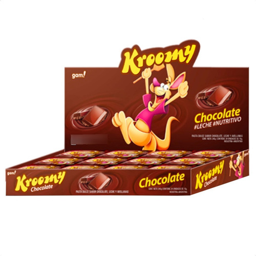 Postre Kroomy Chocolate Caja X24 - Mejor Precio