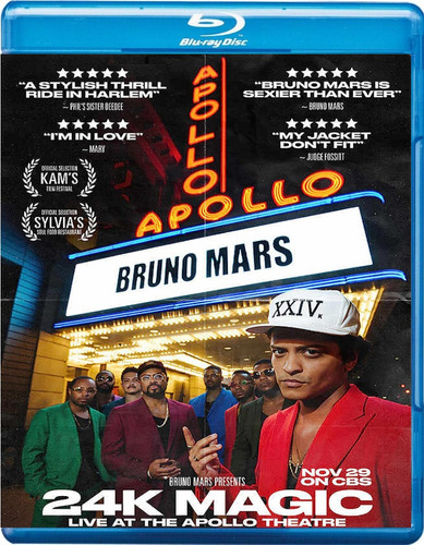 Blu-ray Bruno Mars Live At Apollo Theater 24k Magic 2017