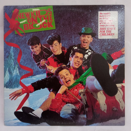 New Kids On The Block Merry,merry Christmas Vinilo Usa Usado