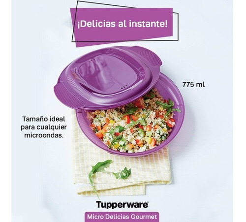 Recipiente Micro Delicias Gourmet 775 Ml Tupperware