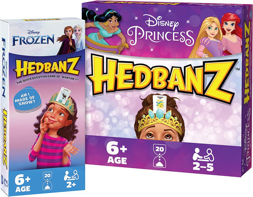 Juego De Princesa De Hedbanz Disney Con Paquete De 2 Paquete