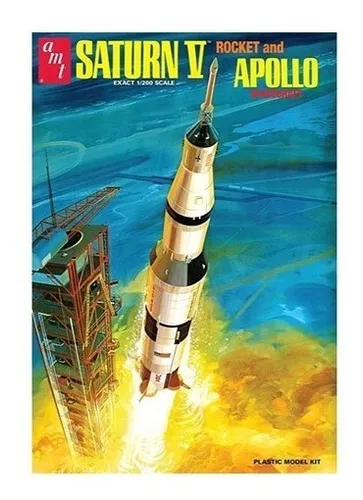 comprar Kit Plástico Para Montar Foguete Saturno V Apollo 1\u002F200 Amt