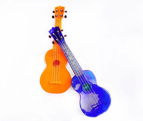 Increíble Ukelele Colores Neón Transparente Soprano Practico
