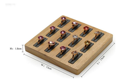 Pendiente Joyería Exhibidor Caja De Almacenamiento Negro
