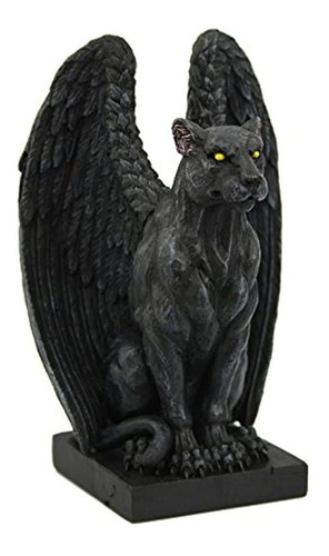 Jaguar Winged Gárgola Figura Coleccionable 6 inches Tall