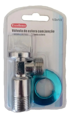 Llave Wc Angular Cromada C/flange 1/2 He X 1/2 He