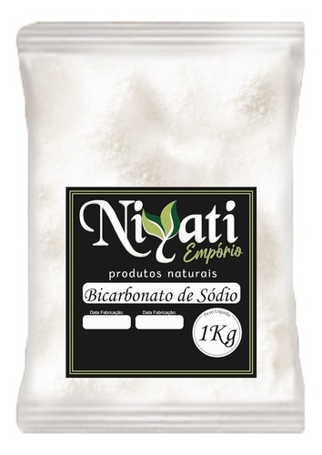 Bicarbonato De Sódio 1 Kg Puro Rápido - Niyati