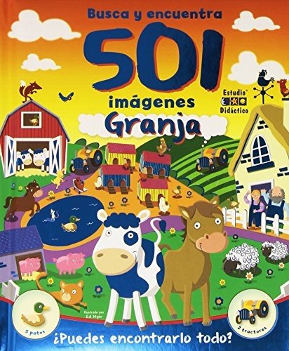 Busca Y Encuentra 501 Imagenes Granja, De Vv. Aa.. Editorial Estudio Didáctico, Tapa Blanda, Edición 1 En Español