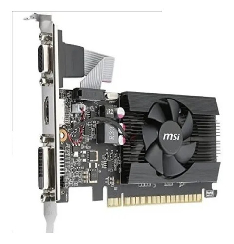 Tarjeta de video Nvidia MSI  GeForce 700 Series GT 710 GT 710 2GD3 LP 2GB