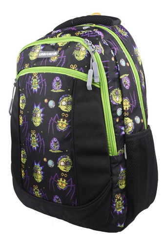 Imagen 2 de 4 de Mochila Escolar Rick And Morty 100% Original Porta Laptop