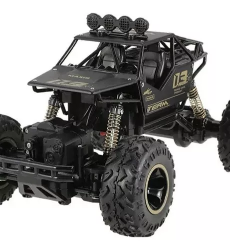 Carrinho Controle Remoto 4x4 Monster Truck Rock Crawler