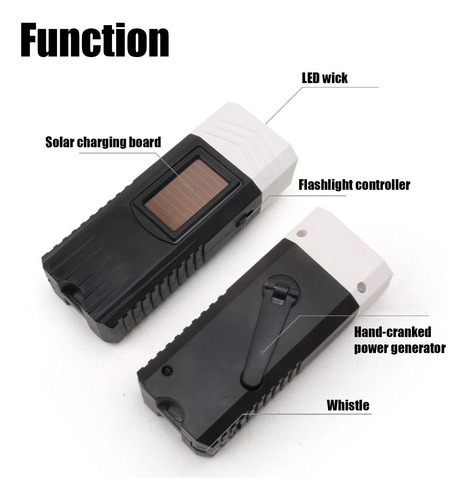 Linterna Solar De Supervivencia Linterna Led Para Superviven