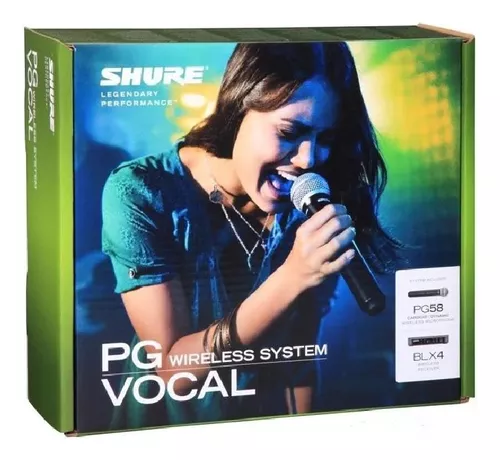 Sistema Inalámbrico Vocal Shure Blx24/pg58 Micrófono M15