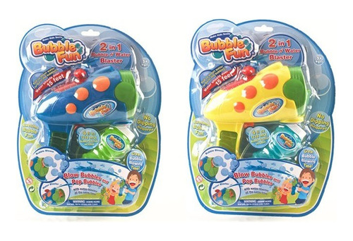  Burbujero Pistola Bubble Fun Lanza Agua 2 En 1 Original 