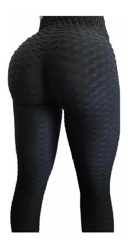 Calça Legging Disfarça Celulite Suplex Bolha Cintura Alta