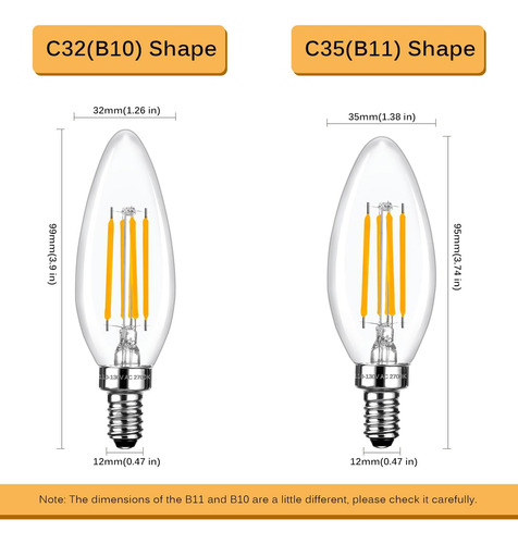 Bombas Led Bombra Led Dimmable Brtstiun Bombles De Del De 4w