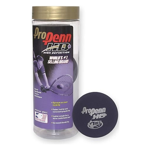 Raqueta De Racquetball Pro Hd Morada, 3 Unidades