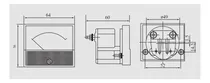 Comprar Uxcell Ac 0-50a Panel Analógico Amperímetro Medidor De Corri