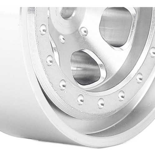 Silver Wheel Hub Upgrade Parts, 4 Unidades, Llantas De 1.3 P