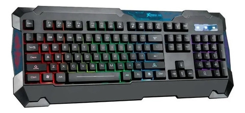 Xtrike Teclado Gamer Kb-705 Rgb Teclado Negro Idioma Español