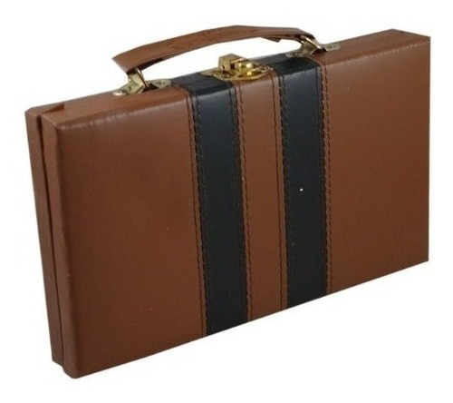Domino Fichas Grandes En Estuche De Cuerina Jlt 7890