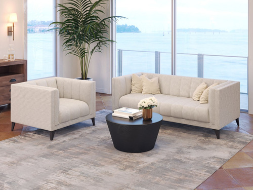 Sofa Punta Cana Gris Claro Këssa Muebles
