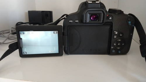 Canon Eos T7i Seminova | Corpo, Lente, Sd 32gb | Poucos Cliq