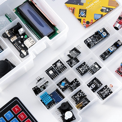 Mega R3 Board Atmega 2560 Y Elegoo - Kit De Módulos De Senso