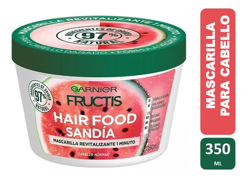 Mascarilla Tratamiento Hair Food Sandia 350 Ml Garnier