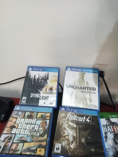 Play 4 De 500gb Con 4 Juegos Originales (Usado)