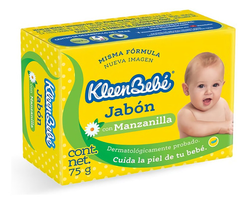 Jabon Corporal Kleenbebe Con Manzanilla 75g